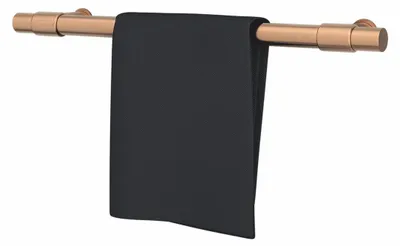 Produktbild von Casa Padrino Luxus Badezimmer Handtuchwärmer Matt Bronze 63 cm - Badezimmer Zubehör