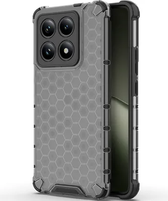 Produktbild von Hülle für Xiaomi 14T Durchscheinend Harter PC Soft TPU Bumper Stoßfeste Handyhülle Grau