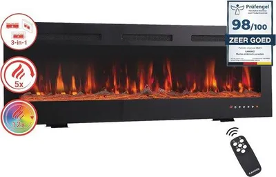 Produktbild von Elektrischer 3-in-1 Kamin 42 Zoll mit Fernbedienung