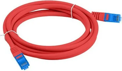 Produktbild von Lanberg PCF6A-10CC, 1 m, Cat6a, S/FTP (S-STP), RJ-45, RJ-45, Rot
