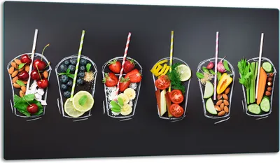 Produktbild von Glasschneidebrett Herdabdeckplatte Glaskeramikkochfeld Universal 52x30 cm Pfeffer