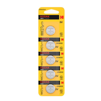 Produktbild von KODAK Max Lithium CR2032 / 3V / BP5