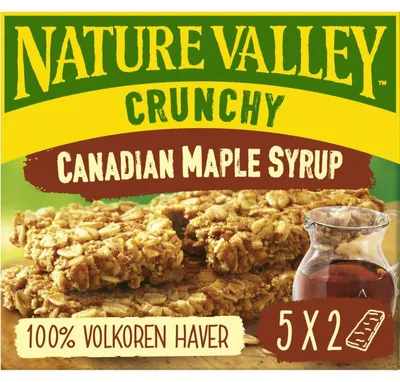 Produktbild von Nature Valley Crunchy Müsliriegel mit kanadischem Ahornsirup, 210 g