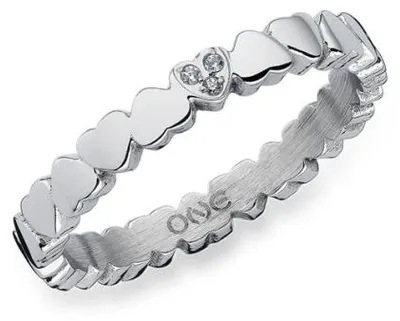 Produktbild von Damen Ring Ojnyr14.S Elegant Silberfarben Größe 5