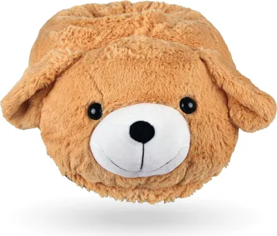 Produktbild von Fußwärmer ohne Strom ( Hund ) Einheitsgröße - Plüsch Fusswärmer - warme Füße, flauschig kuscheliger Fußsack - Wärmekissen
