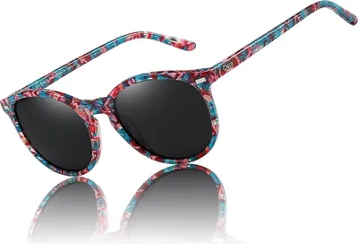 Produktbild von DUCO Retro Polarisierte Damen Sonnenbrille Vintage UV400 Schutz Acetat Rahmen 1230 Hawksbill
