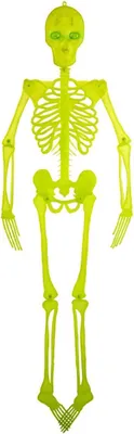 Produktbild von Grünes Leuchtskelett Halloweendeko