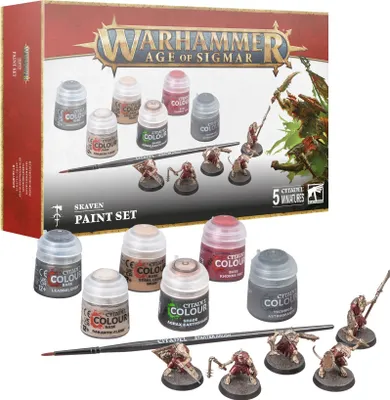 Produktbild von Aos Skaven + Paint Set Ger/Fre/Ita/Dut
