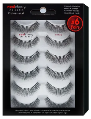 Produktbild von Red Cherry Eyelashes Professional Echthaarwimpern 747 S - 6 Pairs