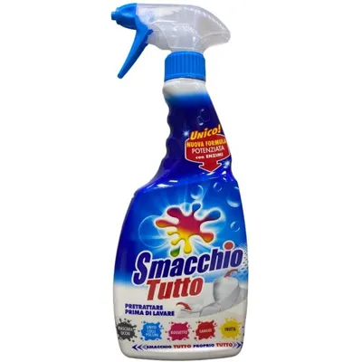 A spray bottle of stain remover.