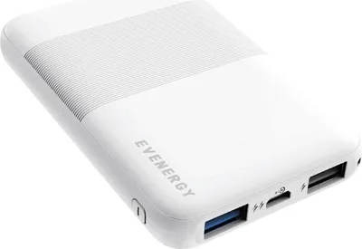 Produktbild von SBS Fast Charge Power Bank 5000 mAh mit 2 USB-Ports, Schwarz