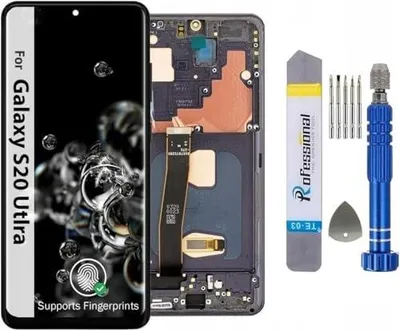 Zdjęcie produktu dla Wyświetlacz oled samsung S20 ultra G988 LCD ekran dotykowy z narzędziami