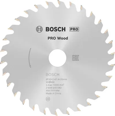 Produktbild von PRO Wood Kreissägeblatt, 130 x 2,4 x 20 mm, Z30