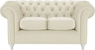 Zdjęcie produktu dla Sofa dwuosobowa Chesterfield-Velluto 2-white