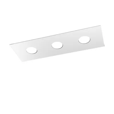 Obrázek produktu pro Moderní obdélníkové stropní svítidlo Area Metal White 3 světla Gx53