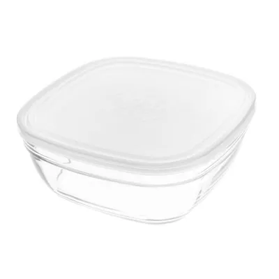 Produktbild von Lunchbox Freshbox Durchsichtig karriert mit Deckel (23 cm) (23 cm)
