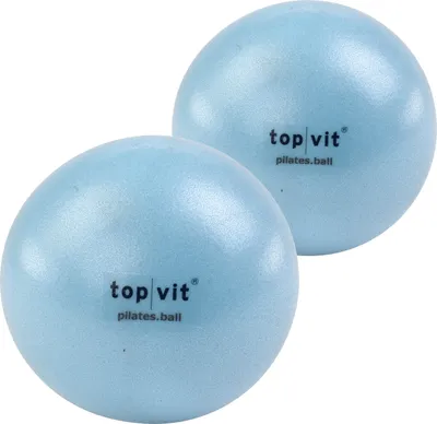 Produktbild von top | vit® Pilatesball, Pilates Ball zur Kräftigung der Beckenboden- und Bauchmuskulatur, Ø ca. 14cm, hellblau (2 Bälle)