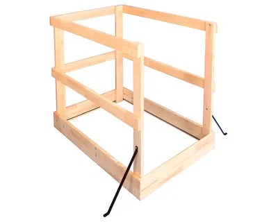 Obrázek produktu pro Vstupní zábradlí pro půdní schody Oman 120x70 cm borovice