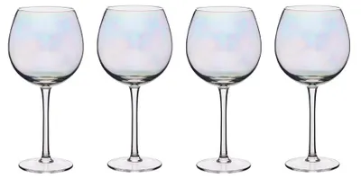 Produktbild von 4er Set Weingläser BARCRAFT IRIDESCENT für 500ml bunt irisierend KitchenCraft
