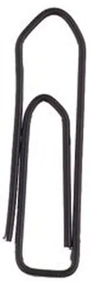 Produktbild von Briefklammer Metall lackiert 26mm schwarz VE=10x500 Stück