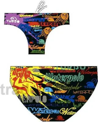 Produktbild von Turbo Writting Badeslip Mehrfarbig 3XL Herren Mehrfarbig 3XL