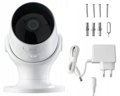 Produktbild von Externe WLAN-Kamera 1080P Hama mit Bewegungssensor und Nachtsicht 110°