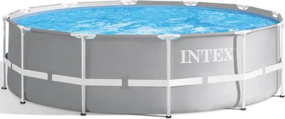 Obrázek produktu pro Intex 26716, 8592 l, Rámový bazén, Děti a dospělí, Žebřík, Modrá, Šedá, 40,8 kg