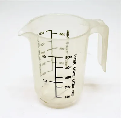 Produktbild von Schulz Meßkanne 0,5 l mit Druck aus PP