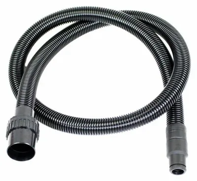 Schlauchverlängerung 1,9 m + Adapter, schwarz, flexibel