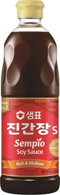 Produktbild von SEMPIO JIN S Sojasauce 860ml Koreanische Sojasoße, ohne Einsatz genetischer Modifikationstechniken