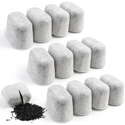 Productafbeelding van Actiefkoolfilter voor koffiemachines, 12 stuks, vervangingswaterfilter voor Ninja ES601