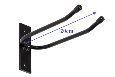 Produktbild von Gerätehalter WN2 Halterung Gartengerätehalter Besenhalter Spatenhalter 20cm Wandhalter