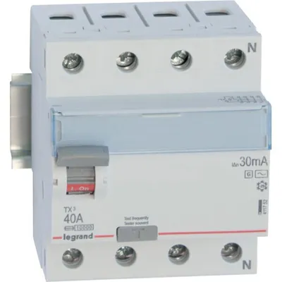 Immagine prodotto di Interruttore differenziale Legrand 40A 4P 30MA AC-G (411752           TX3)