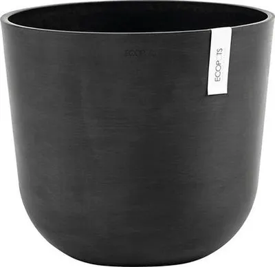 Obrázek produktu pro Výsadbový květináč Ecopots Oslo plastový Ø 35 cm V 30,5 cm tmavě šedý