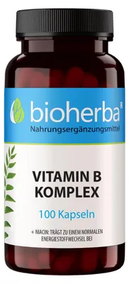 Produktbild von Bioherba Vitamin B Komplex 100 Kapseln