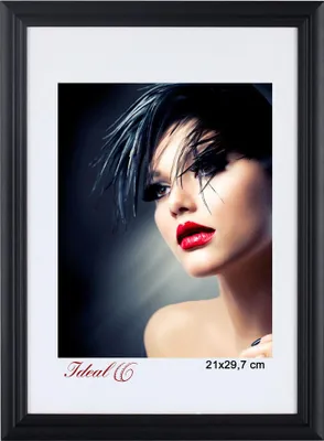 Produktbild von Artos Holz Bilderrahmen Acrylglas Plexi Lifestyle Foto Rahmen Collage Wanddeko Poster - Farbe: Schwarz | Format: 40x50