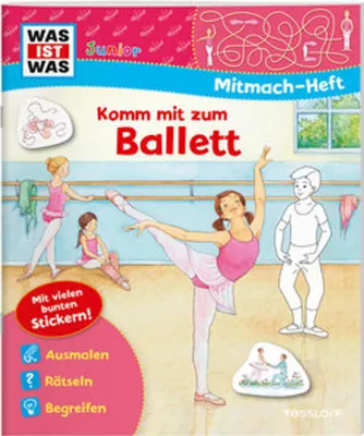 Obrázek produktu pro WAS IST WAS Junior Mitmachheft Komm mit zum Ballett
