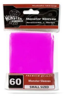 Image de Monster Sleeves Flat Matte Japan Pink (60 ct.)