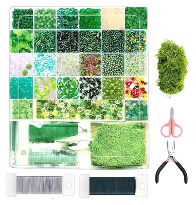 Immagine prodotto di Kit fai-da-te per decorazioni floreali con perline, 5500 pezzi