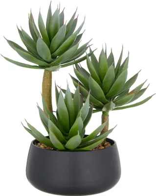 Produktbild von Kunstpflanze Agave blue glow H 28 cm