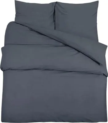 Obrázok produktu pre vidaXL Posteľná súprava Anthracite 200x200 cm Svetlé mikrovlákno