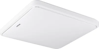 Zdjęcie produktu dla Plafon LED kwadratowy SOLA biały 28W Neutralna biel 1900lm tworzywo sztuczne wym:7,1x33x33cm IP44 Struhm