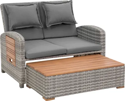Zdjęcie produktu dla Sofa ogrodowa Bahia Tobago 117 x 93 x 74 cm, szara
