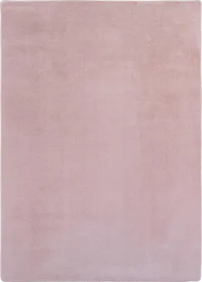 Produktbild von Designteppich Uni Pflegeleicht Waschbar Strapazierfähig | Rund Rosa 200x200 cm Wohnzimmer Schlafzimmer Gekettelt | ISAR – Kadima Design