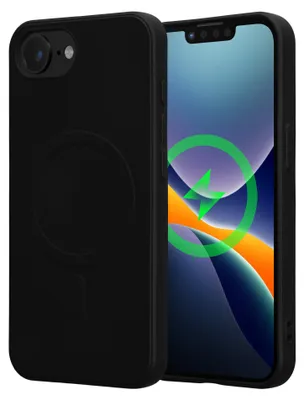Produktbild von kwmobile TPU Handyhülle für Apple iPhone 17e / iPhone 16e Hülle – Slim Case mit integriertem Magnetring, Mikrofaser-Innenfutter und erhöhtem
