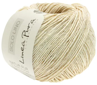 Produktbild von Lana Grossa - Solo Lino 0056 perlweiß