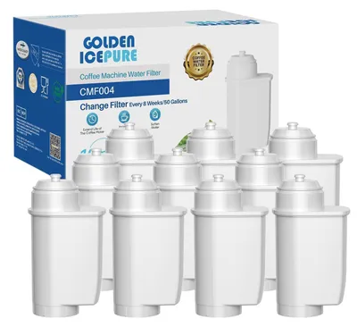 Image de Filtres à eau pour machines à café automatiques, compatibles avec les séries Siemens EQ, Brita Intenza et Bosch TCZ7003, s NSF. (Lot de 10)