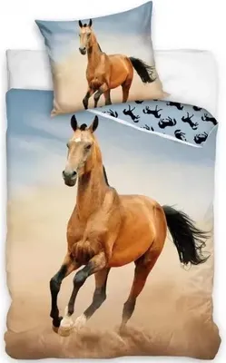 Produktbild von Paarden Gallop Bettbezug - (140x200 cm) - Baumwolle