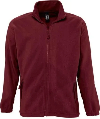 Image de SOLS - Veste polaire « North » pour hommes/femmes Unie LT1899 (S) (bordeaux)