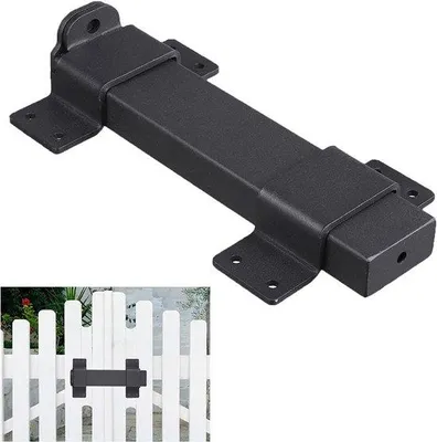 Immagine prodotto di Serratura di sicurezza robusta per porte, chiusura di sicurezza girevole, chiusura di sicurezza regolabile con foro per cerniera, per porte in legno, 1 pezzo